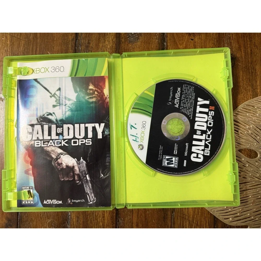 Call of Duty Black Ops, Xbox 360, 2010, Complete in Box CIB